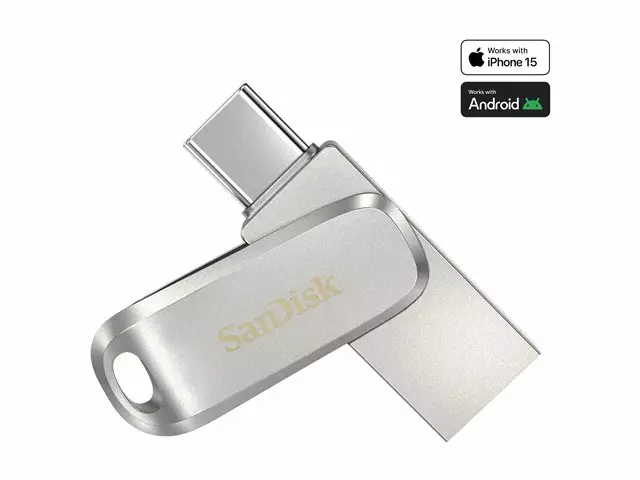 Muistitikku SanDisk Ultra Dual Drive Luxe USB-A/USB-C - Muistitikut, CD-, DVD-levyt - 5651022 - 1