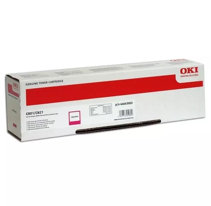 OKI C801/C821 Magenta 7300s - Oki laserkasetit - 44643002 - 1