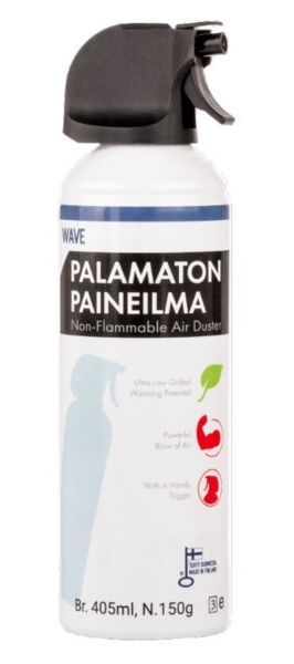 Palamaton paineilma 400ml pistoolikahvalla - Puhdistusliinat ja paineilma - 1054632 - 1