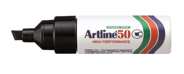 Permanent Marker Artline 50 6.0mm musta - Merkkauskynät, -tussit - ART005002 - 1