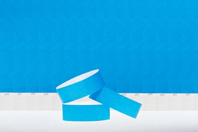 Ranneke tyvek "pääsylippu" sininen - Vihkot ja lehtiöt - 130412 - 1