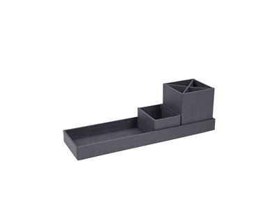 Säilytyslokerikko Bigso Charles C68 musta 3-osainen - Kynätelineet - 283512 - 1