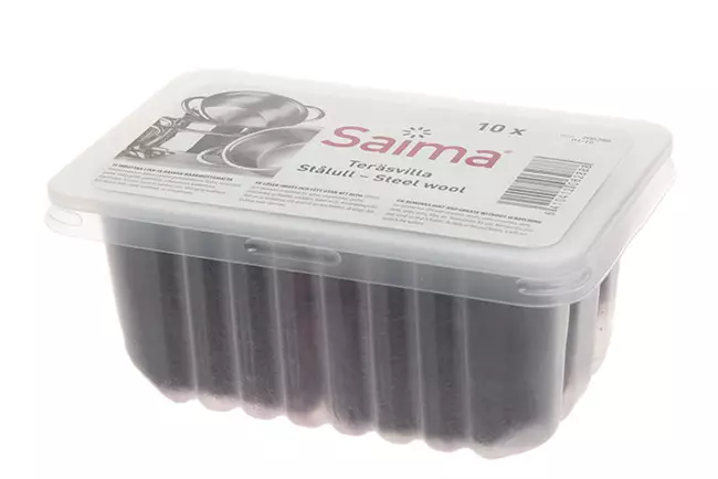 TERÄSVILLA VAAHTOAVA NORD CLEAN/10 - Siivous-ja keittiötarvikkeet - 83542 - 1