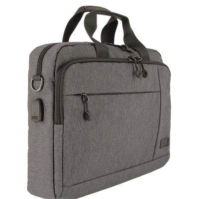 Tietokonelaukku Pierre Nylon 14" harmaa - Tietokonelaukut ja -reput - 373052 - 1