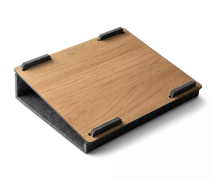 Tietokoneteline Läpsteri 15" musta/tammi - Tablet, kannetavien telineet - 385112 - 2