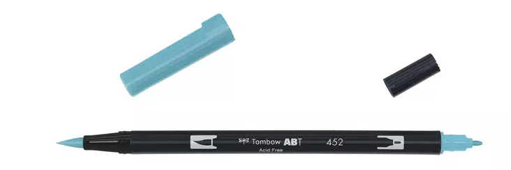 Tombow ABT Dual Brush 452 process blue - Taidekynät - TOM11452 - 1