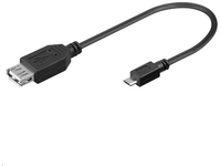 USB A - B Micro F-M 0,20m - USB-tuotteet - USBABMICRO2 - 1