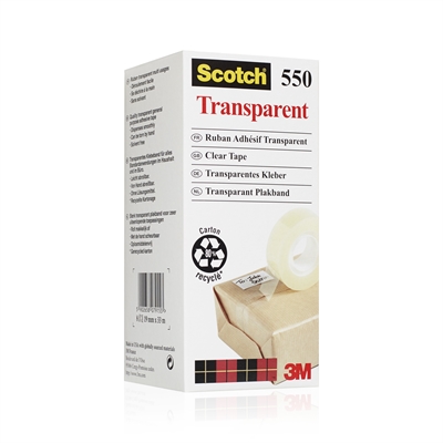 Yleisteippi Scotch 550 19mm X 33m - Toimistoteipit, teipinkatkojat - 630042 - 2