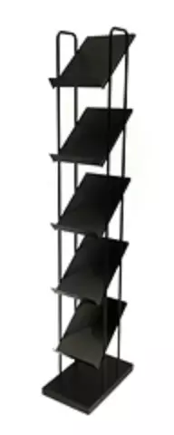 Esiteteline lattiamalli 5 tasoa musta - Infotaskut, julistekehykset - 43900013 - 1