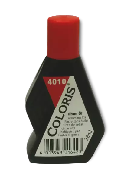 Kumileimasinväri Coloris 4010 28ml punainen - Leimasimet - 1012013 - 1