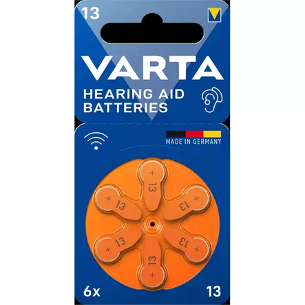 Paristo Varta Hearing Aid Batteries 13/6KPL - Paristot, varavirtalähteet - 395043 - 1