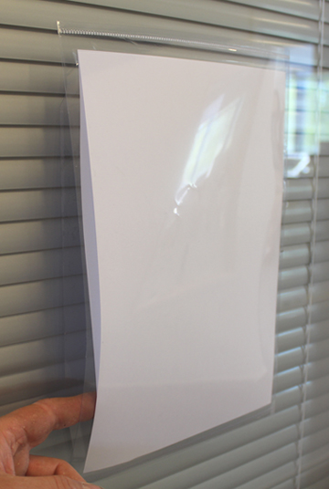 Staattisesti kiinnittyvä muovitasku A3 - Magneettitaskut - STA3 - 3