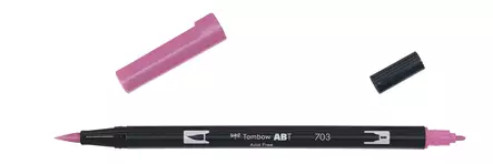Tombow ABT Dual Brush 703 pink rose - Taidekynät - TOM11703 - 1