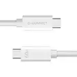 Kaapeli Q-Connect USB-C valkoinen 1 m - USB-tuotteet - 395093 - 1