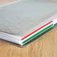 Signaalitasku A4 PP kirkas 170mic punainen 100 taskua - Kansiotaskut - 435203 - 2
