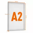 Durable Snapkehys alumiini OUTDOOR A2 - Ulkomainostelineet ja tarvikkeet - 504623 - 2