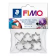 Muotoleikkurit metallia ø2cm f/FIMO (6) - Muovailuvahat - STA872403 - 1