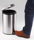 Durable poljinroska-astia ruostumatonta terästä 30L pyöreä - Paperikorit, roskakorit - 340323 - 3