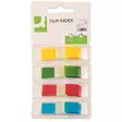Teippimerkki Q-Connect 12x45mm värilajitelma 4x35 merkkiä - Teippimerkit, merkkaajat - 631193 - 2