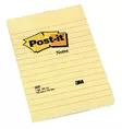 Post-it® viestilappu 102 x 152mm viivoitettu keltainen, 6 x 100 lappua - Viestilaput, muistilaput, kuutiot - 7100172753 - 2