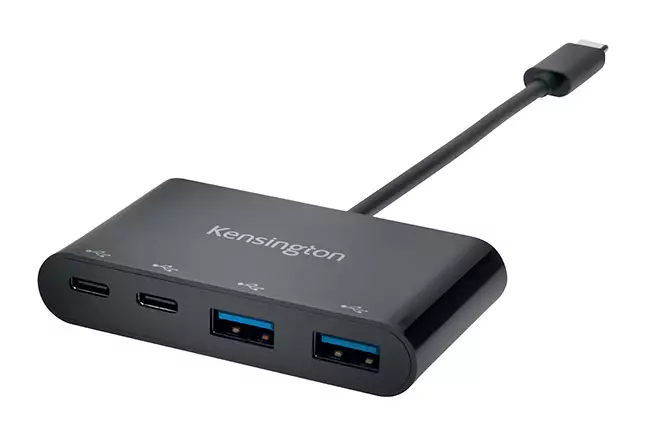 Hub Kensington USB-C to 2 x USB-C + 2 x - Muut kaapelit - 90233 - 1