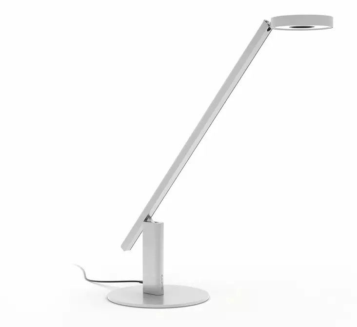 Pöytävalaisin LUCTRA® TABLE LITE hopea - Työpistevalaisimet - 921423 - 1