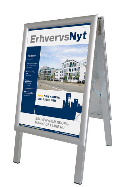 A-teline Classic snap-kehyksellä A3 pysty - Ulkomainostelineet ja tarvikkeet - 5993 - 1