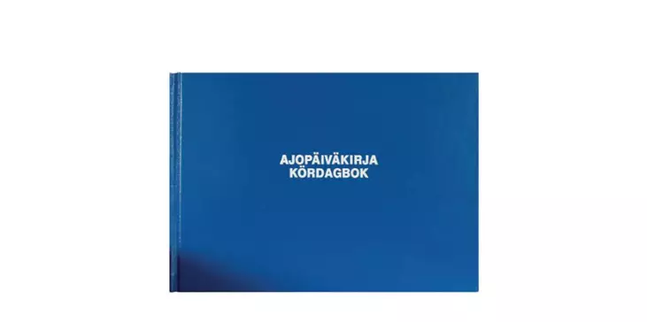 Ajopäiväkirja sidottu 185 A5L vaaka, kovat kannet, 96 lehteä - Kirjoituspaperit ja lomakkeet, kortistot - 5624453 - 1