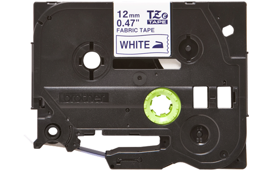 Brother TZE-FA3 12mm sininen/valkoinen kangasteippi 3m - Brother tarrakirjoittimet ja tarrateipit - TZEFA3 - 1