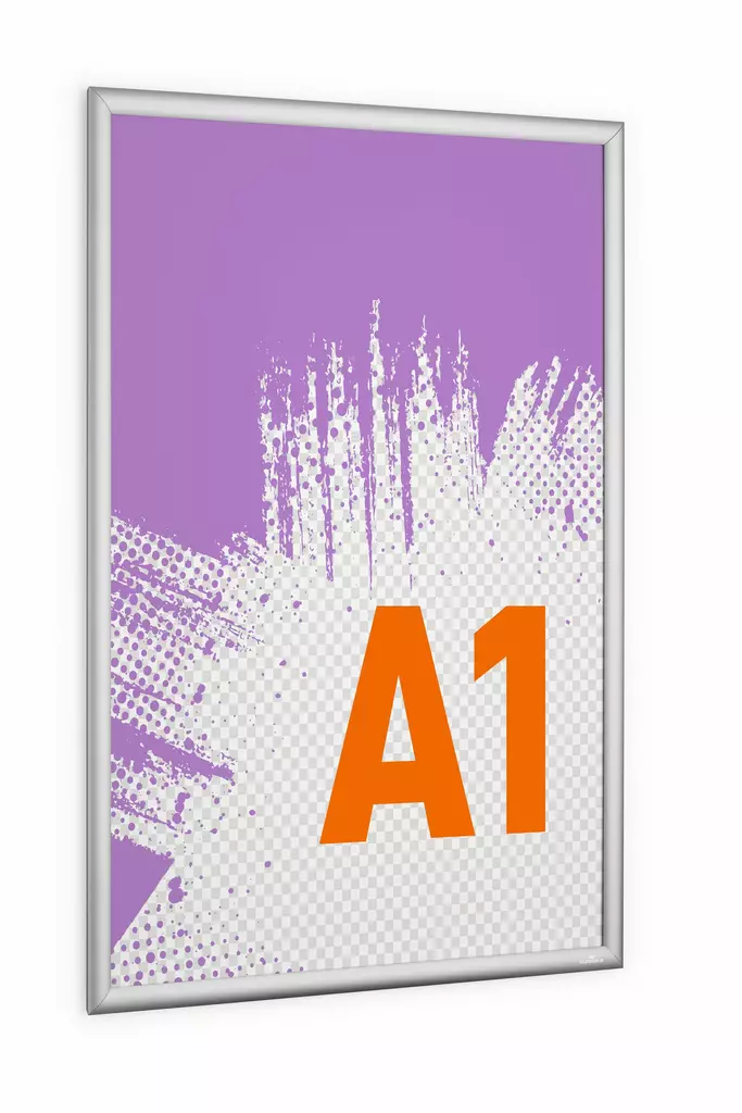 Durable Snapkehys alumiini A1 hopea - Infotaskut, julistekehykset - 500923 - 1