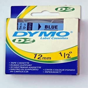 Dymo 6000/9000/PC-10 Tarrakasetti 12mm Sininen - Dymo tarrakirjoittimet ja tarrateipit - 61213 - 1