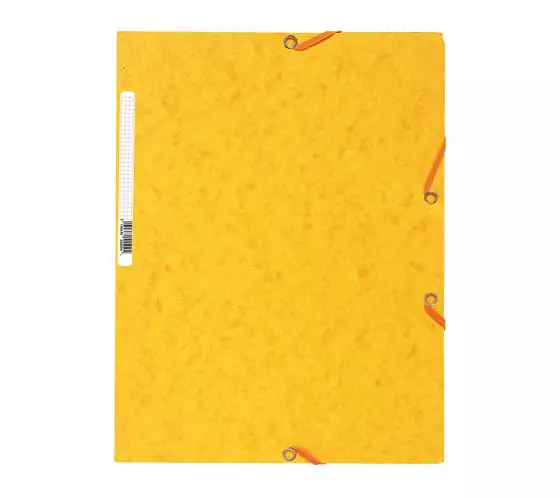 Exacompta kulmalukkokansio A4 400g läpillä keltainen - Kansiot - 62883 - 1