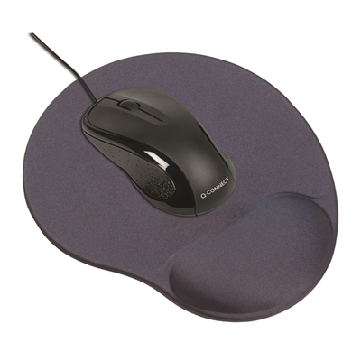 Hiirialusta/rannetuki Q-Connect geeli musta - Hiirimatot ja -alustat - 393273 - 2