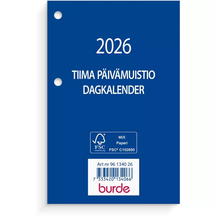 Kalenteri 2026 Tiima päivämuistio - Pöytäkalenterit - 398113 - 1