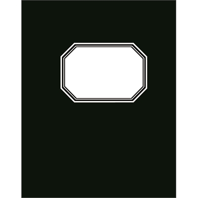 Konttorikirja A5/192 9mm viivat sidottu musta kovakantinen - Muisti- ja konttorikirjat - 210003 - 1