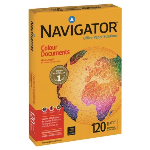 Kopiopaperi Navigator A3/120g 500arkkia - Valkoiset tulostuspaperit - 11397 - 1