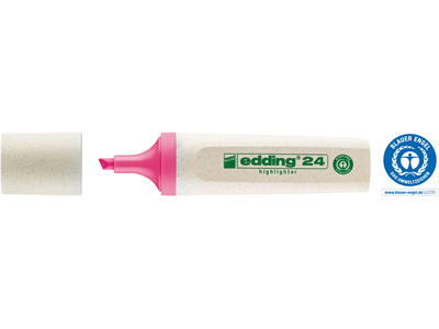 Korostuskynä Edding 24 Ecoline pinkki - Korostuskynät - 302223 - 1