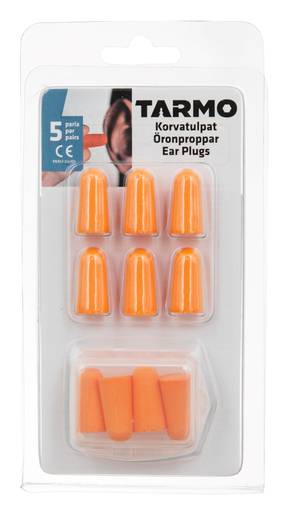 Korvatulpat TARMO 5 paria - Siivous-, suojakäsineet - 152823 - 1