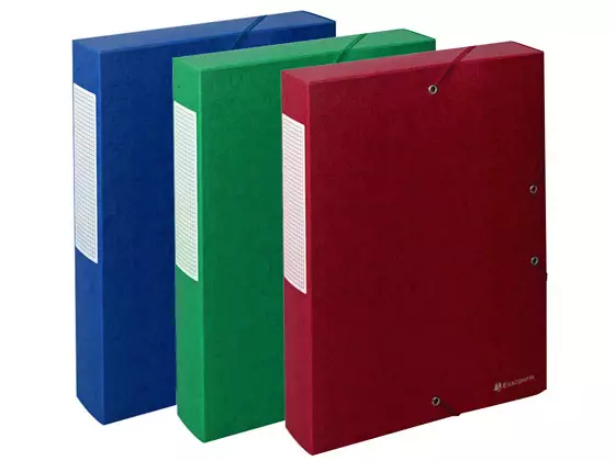 Kulmalukkokotelo Exacompta 25mm 600g musta - Kansiot - 69583 - 1