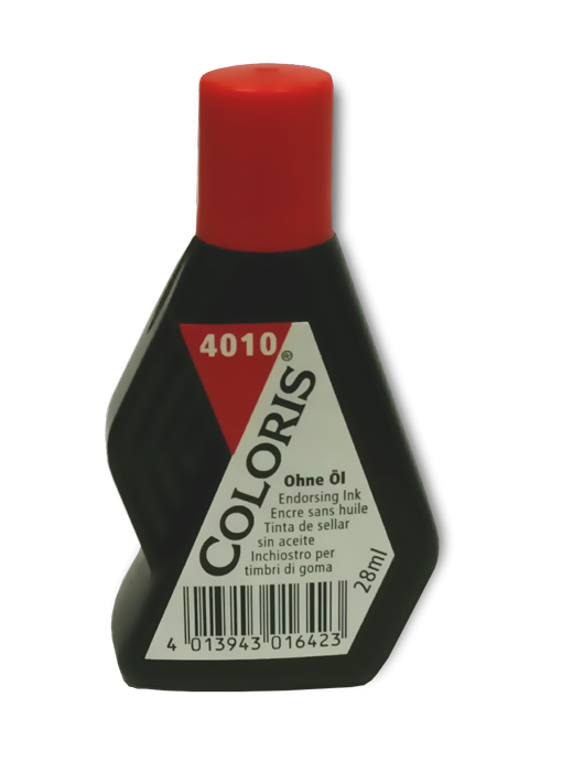 Kumileimasinväri Coloris 4010 28ml punainen - Leimasimet - 1012013 - 1