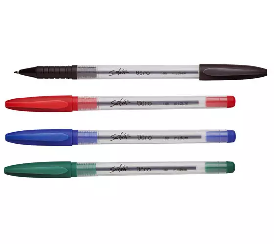 Kuulakärkikynä Scriva Büro fine musta 50 kpl - Kynät, teroittimet, pyyhekumit - 57173 - 1