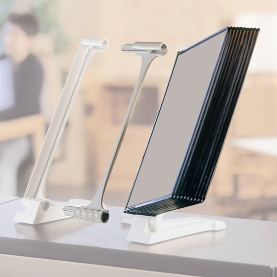 Laajennusosa Probeco QuickFind-telineeseen tummanharmaa - Selailutelineet, pikahakutelineet - 63133 - 1