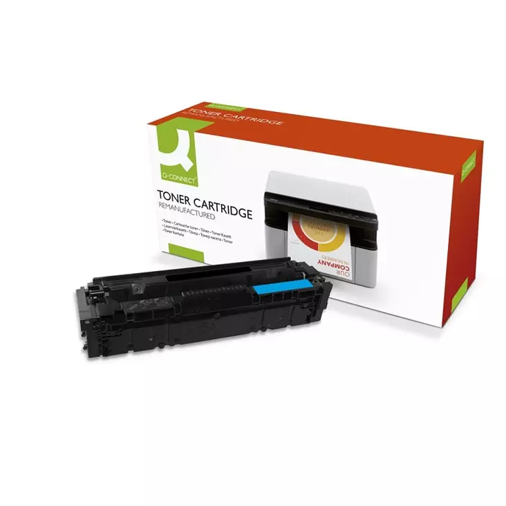 Laservärikasetti Q-CONNECT Canon 045 H sininen 2,2K - Canon puhdistuskortit - 394863 - 1