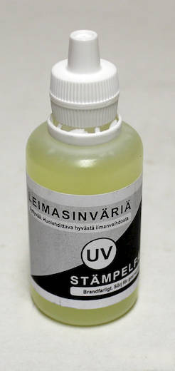 Leimasinväri UV 50ml näkyy ultraviolettivalossa - Leimasimet - 126133 - 1
