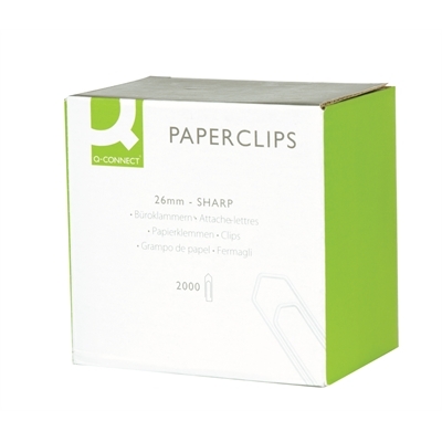 Liitin Connect 26 mm/2000 galvanoitu - Paperiliittimet,-puristimet,liitinrasiat - 276223 - 1