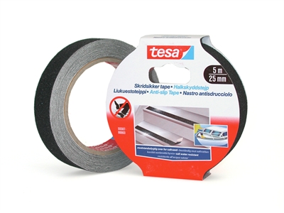 Liukuestoteippi tesa 55587 50mm x 1 m musta - Pakkaus-, ilmastointiteipit, tarranauhat - 248203 - 1