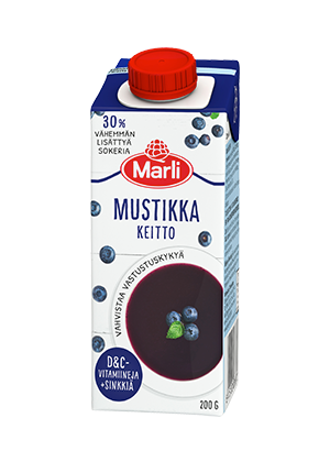 Mehukeitto Marli mustikka D&C 200g - Smoothiet ja mehukeitot - 269313 - 2