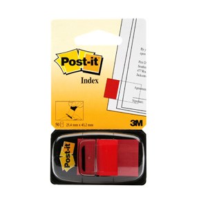 Merkkaaja Post-it 25,4x43,2 red - Teippimerkit, merkkaajat - 7100089833 - 1