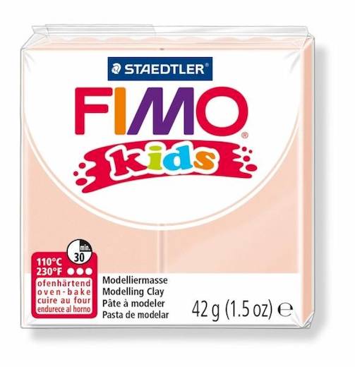 Muovailuvaha 42g FIMO Kids Ihonvärinen - Muovailuvahat - 803043 - 1