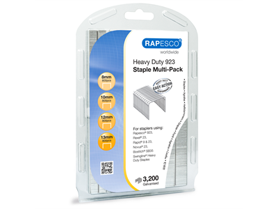 Nitomanasta Rapesco heavy duty (9)23 monikokopakkaus 3200kpl - Nitojat, nitomanastat - 251123 - 1